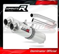 exhaust muffler DOMINATOR ROUND fits the motorcycle Honda VTR 1000 SP2 2002   2006