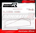 exhaust muffler DOMINATOR GP1 fits to Yamaha YZF R3 2015  2018 4