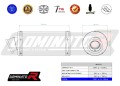 DOMINATOR GP1 kipufogó dob Suzuki GSXR 1000 K7 K8 2007 - 2008 motorkerékpárhoz 2
