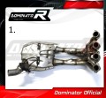 DOMINATOR Mid Pipe decat középdob S1000RR 2012 - 2014 motorkerékpárhoz 2