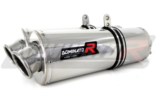 exhaust muffler DOMINATOR oval fits the motorcycle Triumph SPEED TRIPLE 1050 2005   2010
