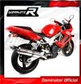 DOMINATOR kerek kipufogó dob, amely illeszkedik a Honda VTR 1000F Firestorm 1998 - 2001 motorkerékpárhoz 3