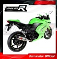 exhaust muffler DOMINATOR HP3 fits the motorcycle Kawasaki ZX250R 2008   2012 3