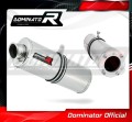 exhaust muffler DOMINATOR oval fits the motorcycle Kawasaki ZX12R 2000   2005