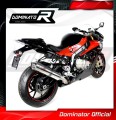 exhaust muffler DOMINATOR homologated road legal ROUND fits the motorcycle S1000RR 2015   2016 2