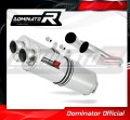 exhaust muffler DOMINATOR oval fits the motorcycle Aprilia Pegaso 650 2001   2004 2