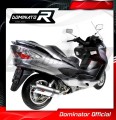 DOMINATOR Ovális kipufogó dob Suzuki BURGMAN 400 2007 - 2016 motorkerékpárhoz 3