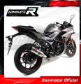 exhaust muffler DOMINATOR HP3 fits the motorcycle Yamaha YZF R3 2015   2018 3