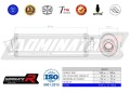 exhaust muffler DOMINATOR oval fits the motorcycle Triumph SPEED TRIPLE 1050 2005   2010 2