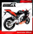 DOMINATOR HP4 kipufogó hangtompító, amely illeszkedik az Aprilia RS4 125 2012 - 2017 motorkerékpárhoz 3