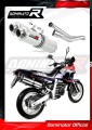 exhaust muffler DOMINATOR ROUND fits the motorcycle Aprilia Pegaso 650 GA 1992   1996