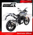 exhaust muffler DOMINATOR ROUND fits the motorcycle BMW G310GS 2016   2024 3