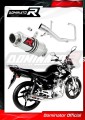 complete exhaust system with muffler DOMINATOR Full System GP1 fits the motorcycle Yamaha YBR 125 2009   2018