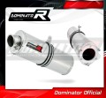 exhaust muffler DOMINATOR oval fits the motorcycle Kawasaki ZX6R 1995   1997