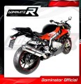 exhaust muffler DOMINATOR homologated road legal oval fits the motorcycle S1000RR 2015   2016 2