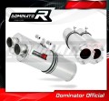 exhaust muffler DOMINATOR oval fits the motorcycle Suzuki GSXR 1300 Hayabusa 1999   2007 2