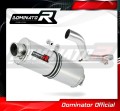 exhaust muffler DOMINATOR oval fits the motorcycle Honda NT 650 V DEAUVILLE RC47 1998   2005 2