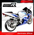 exhaust muffler DOMINATOR ROUND fits the motorcycle Suzuki GSXR 750 K1 K5 2001   2005 2