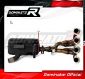 decat tłumik środkowy DOMINATOR Mid Pipe pasujący do motocykla GSXR 600 K8-K9 L0 2008 - 2010 2