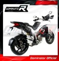 decat DOMINATOR középdob Mid Pipe MTS 1200 / 1200 S MULTISTRADA 2015 -motorkerékpárhoz